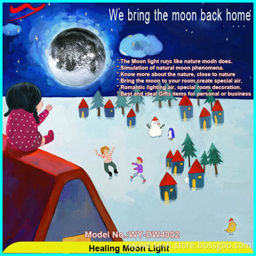 Innovate moon light novelty change irregularly led dim night light